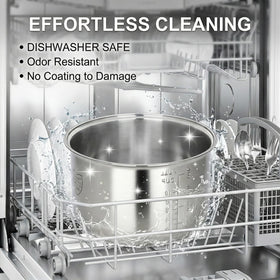 Generic replacement pot – 304 stainless steel durability for long-lasting performance.