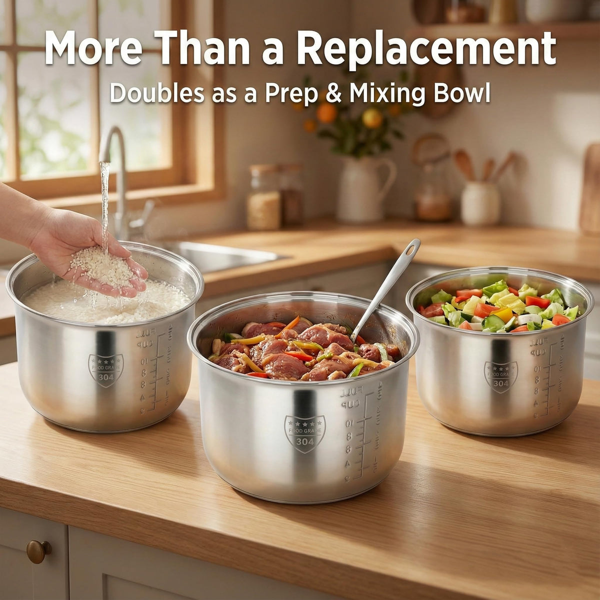 Generic pot – size reminder helps verify compatibility before purchase.