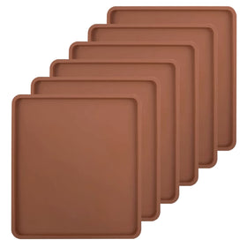 Generic silicone dehydrator trays with raised edge for tidy drying.