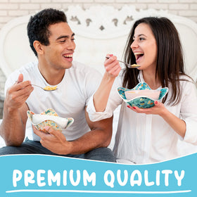 Generic bowl cozy with adjustable strap slips on quickly for easy use.