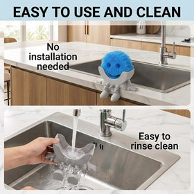 Generic Sponge Holder with Drainage, ideal for Scrub Daddy sponges.