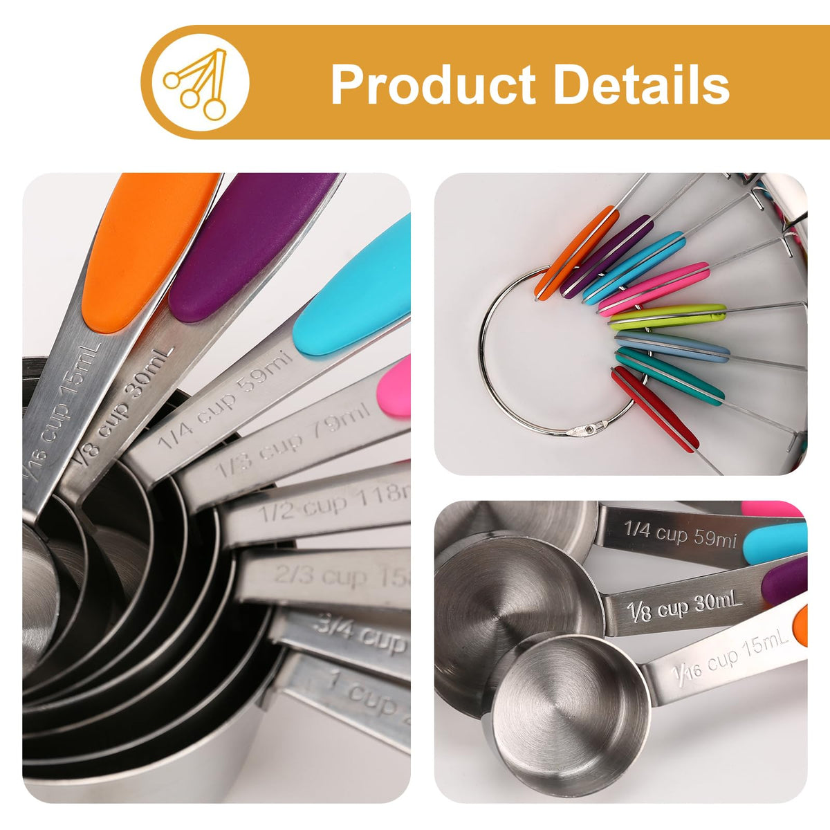Usage idea: measuring ingredients for everyday baking and cooking.