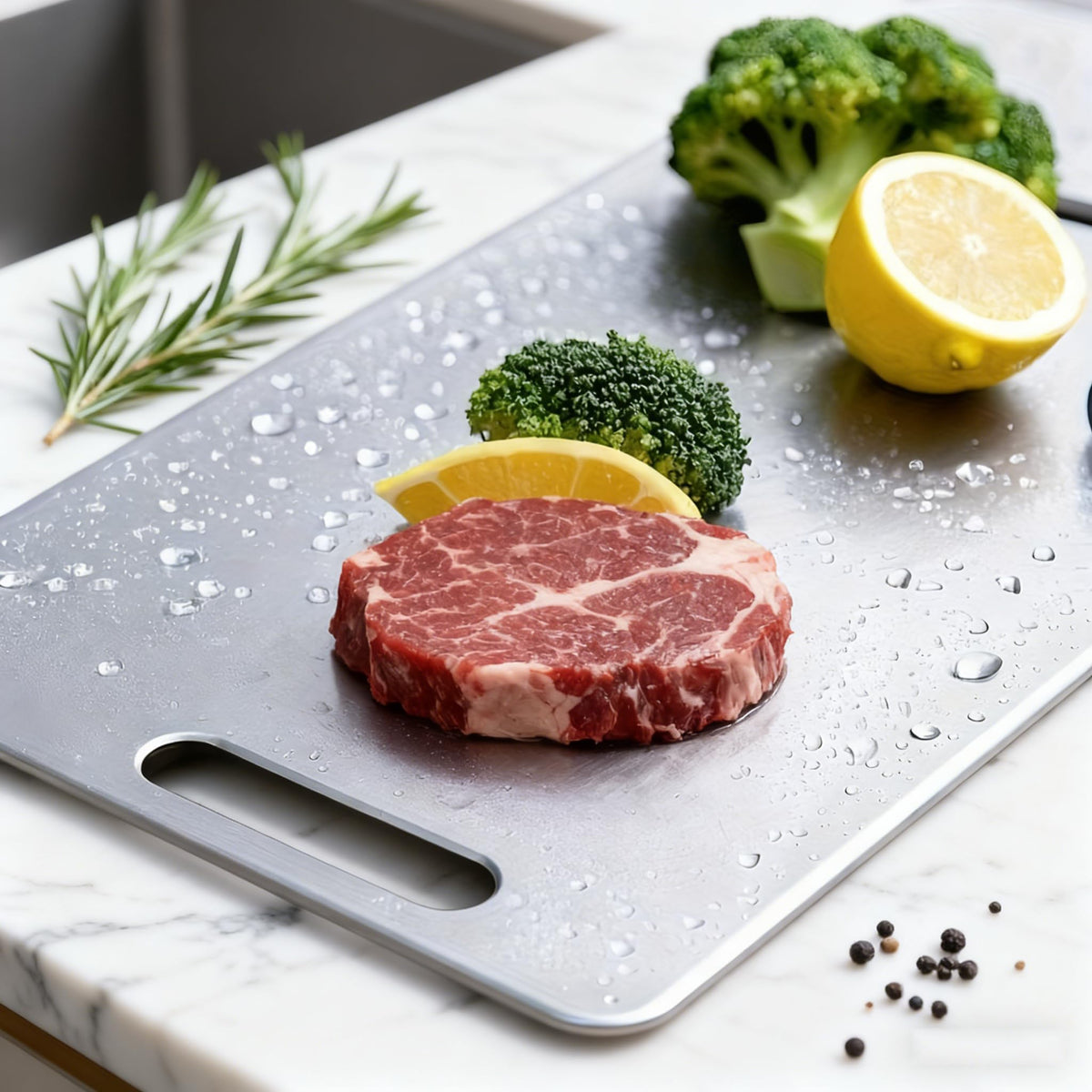Generic titanium cutting board small boards set for quick prep tasks