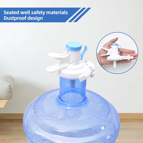 Generic water jug rack assembly shown for quick setup.