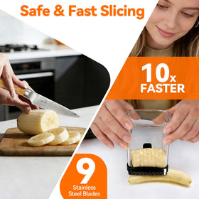 GENGCANG 2-pack fruit slicer cup creates uniform hard-boiled egg slices