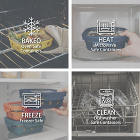GENICOOK dishwasher-safe sleeve and container for easy cleaning