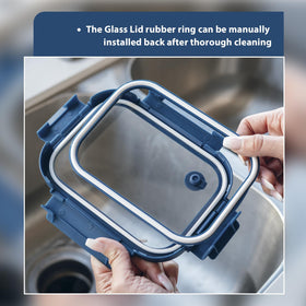 GENICOOK vented lid for safe microwave reheating