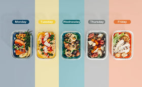 GENICOOK 1050ml containers support portion-controlled meal prep