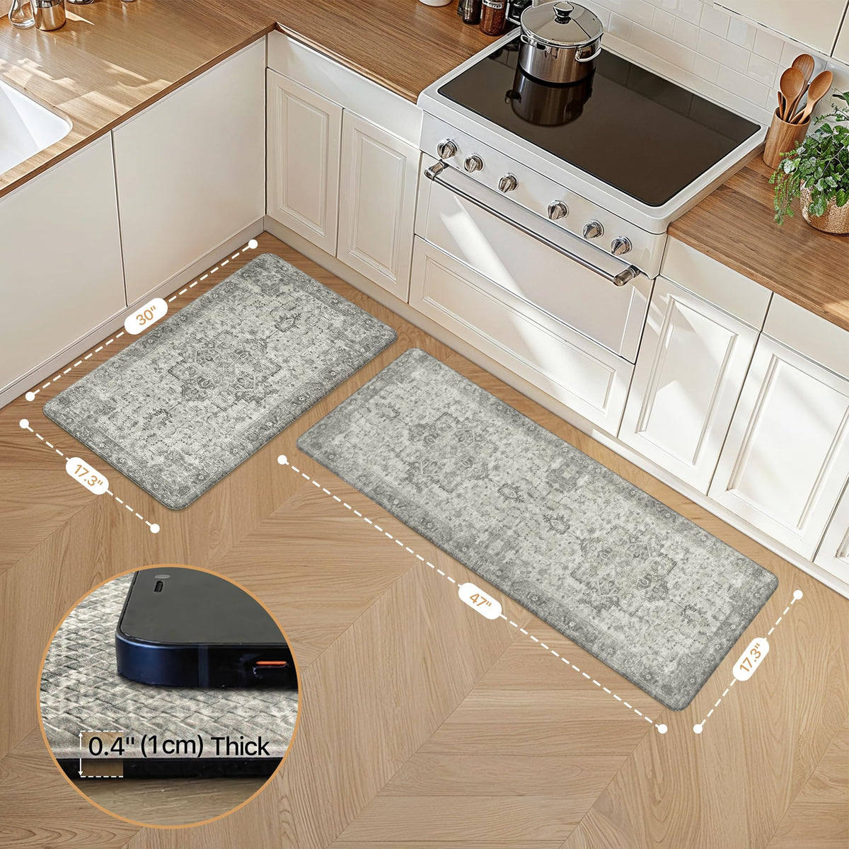 GENIMO 2pc memory foam closeup showing cushioned support for tasks