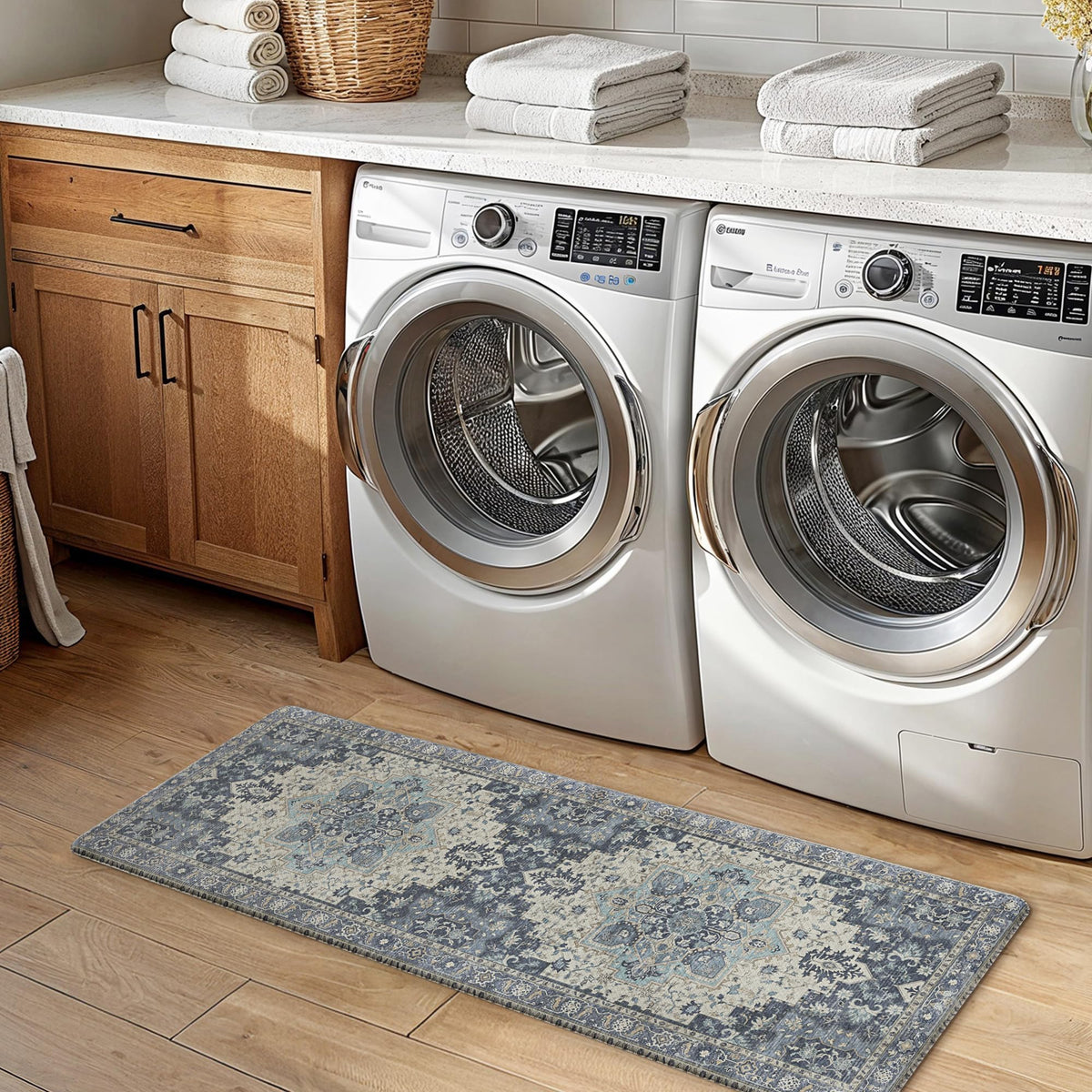 GENIMO floral pattern design adds stylish kitchen decor.