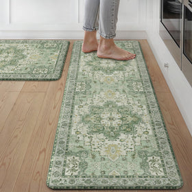 GENIMO kitchen mats memory foam close-up showing anti-fatigue support.