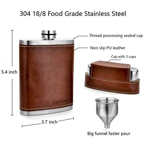 GENNISSY leakproof cap and welded seams prevent spills during travel.