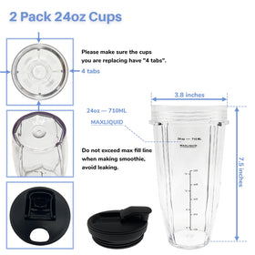 GENQORN sip and seal lids for mess-free portable blending.