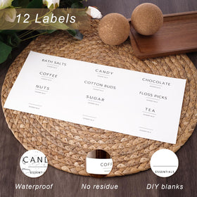 GENSTEUO jars store coffee, sugar, tea, or snacks with stylish clarity.