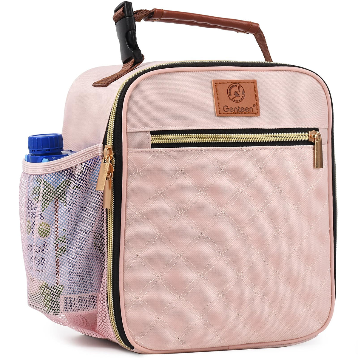 Genteen insulated lunch box keeps meals fresh for hours at work or school.