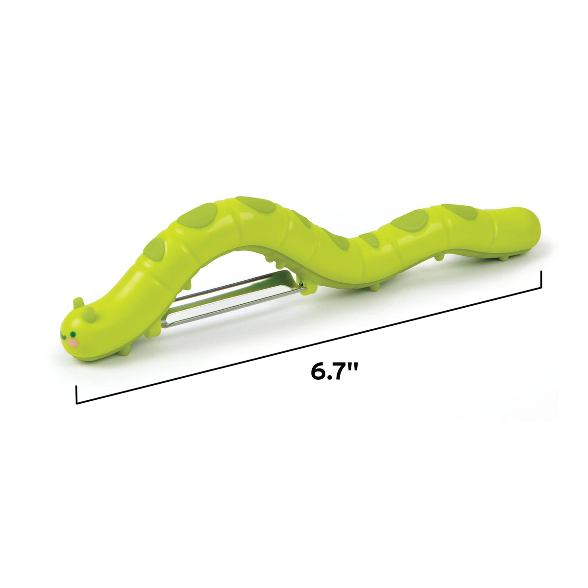 Genuine Fred Caterpeeler is dishwasher safe for quick cleanup after meals.
