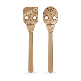 Genuine Fred Dead Set spatula with sugar skull design for stylish cooking.