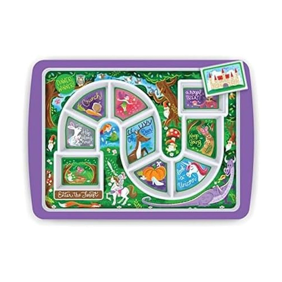 Genuine Fred Dinner Winner forest tray top view, sturdy and kid-friendly for engaging mealtime play.
