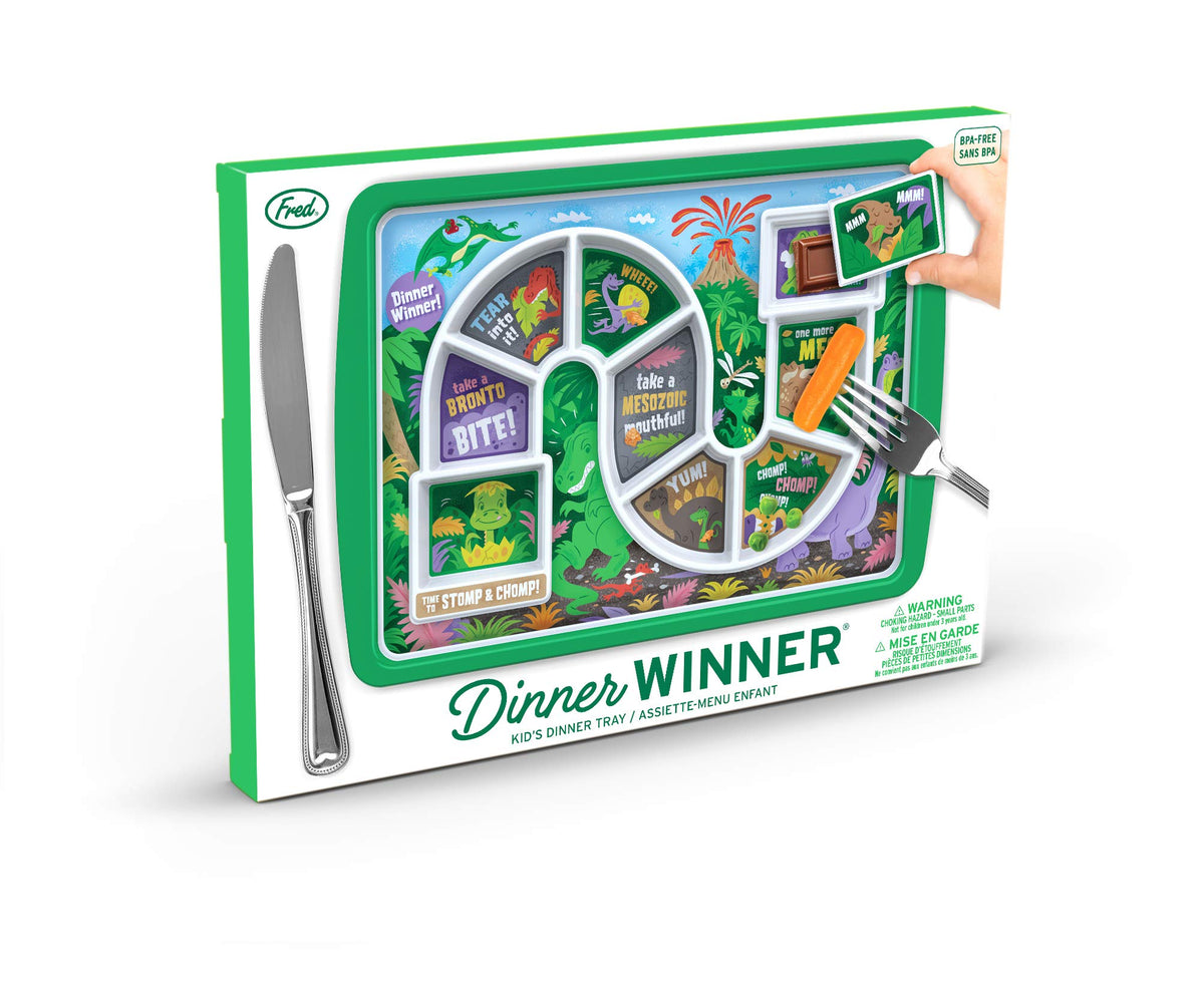 Genuine Fred Dinner Winner with Ralph Cosentino artwork to inspire imaginative dining.