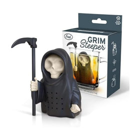 Genuine Fred Grim Steeper tea infuser main view, reusable and playful.