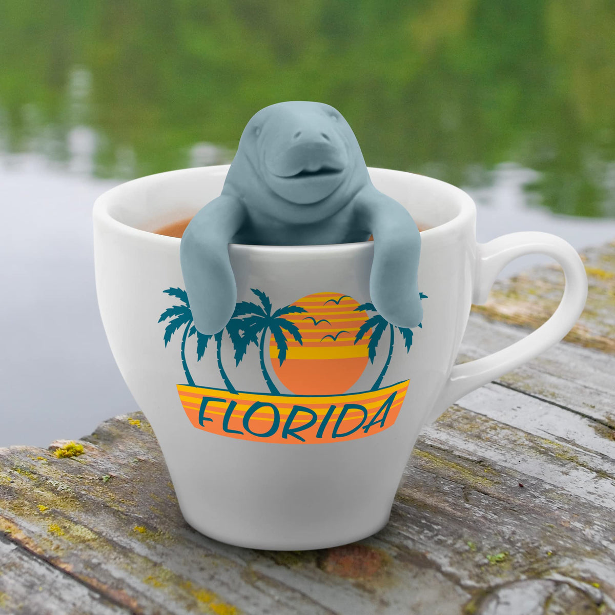 Genuine Fred MANATEA removable base aids thorough cleaning and refilling.