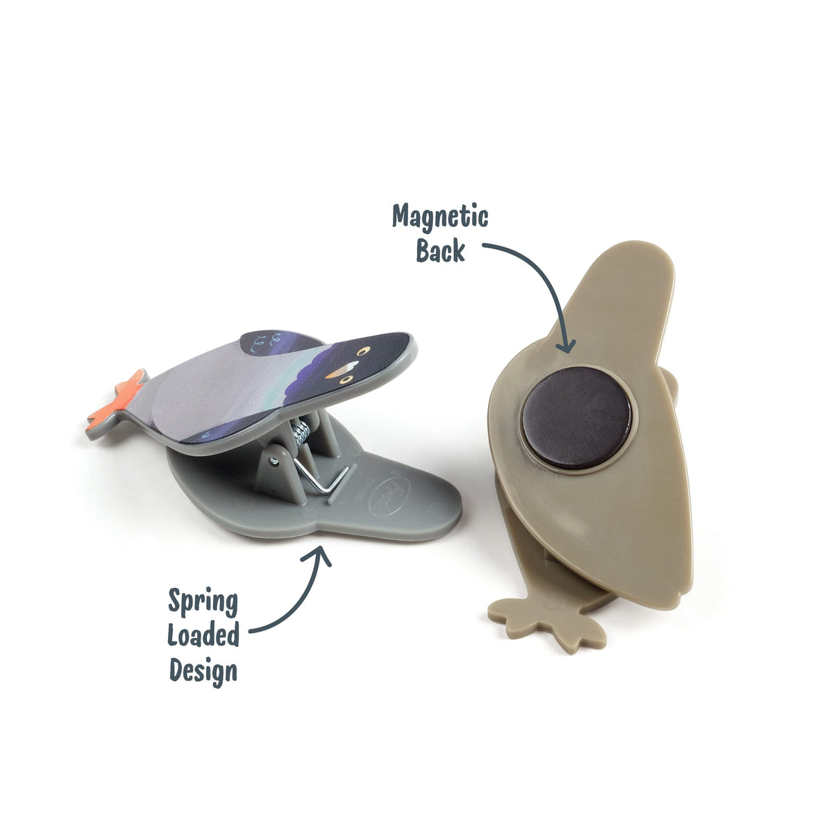 Genuine Fred Peckish bag clip in durable ABS plastic for long lasting use