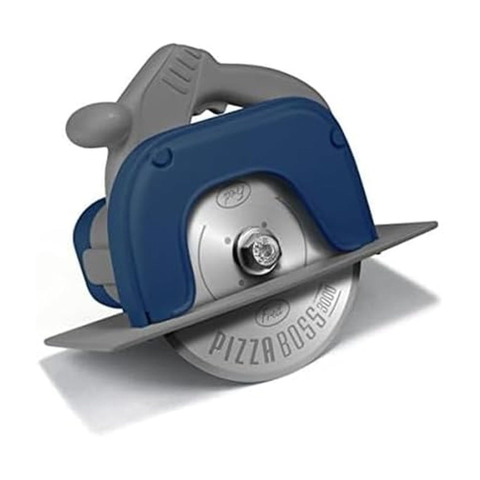 Genuine Fred Pizza Boss 3000 circular saw-style wheel with easy-clean shield.
