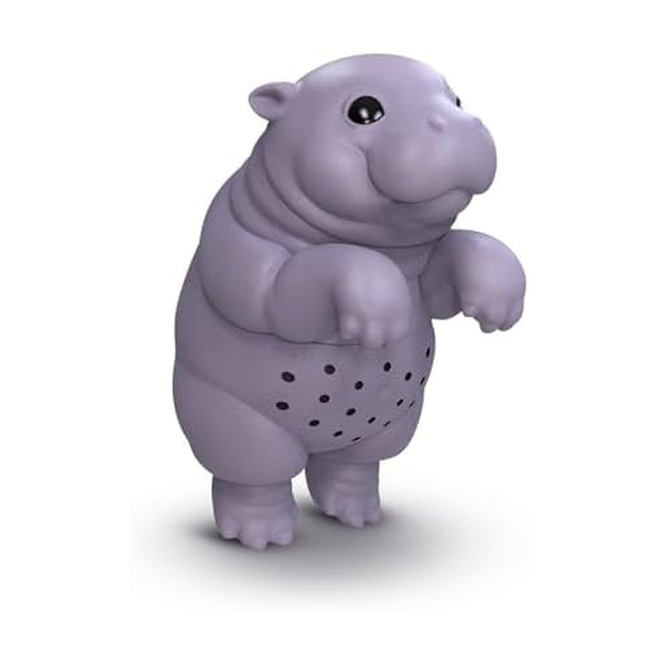 Genuine Fred Sip’opotamus tea infuser belly opening for easy filling with loose leaf tea.