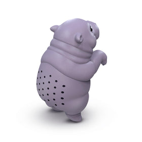 Genuine Fred Sip’opotamus hangs on a mug for mess-free steeping and convenient brewing.
