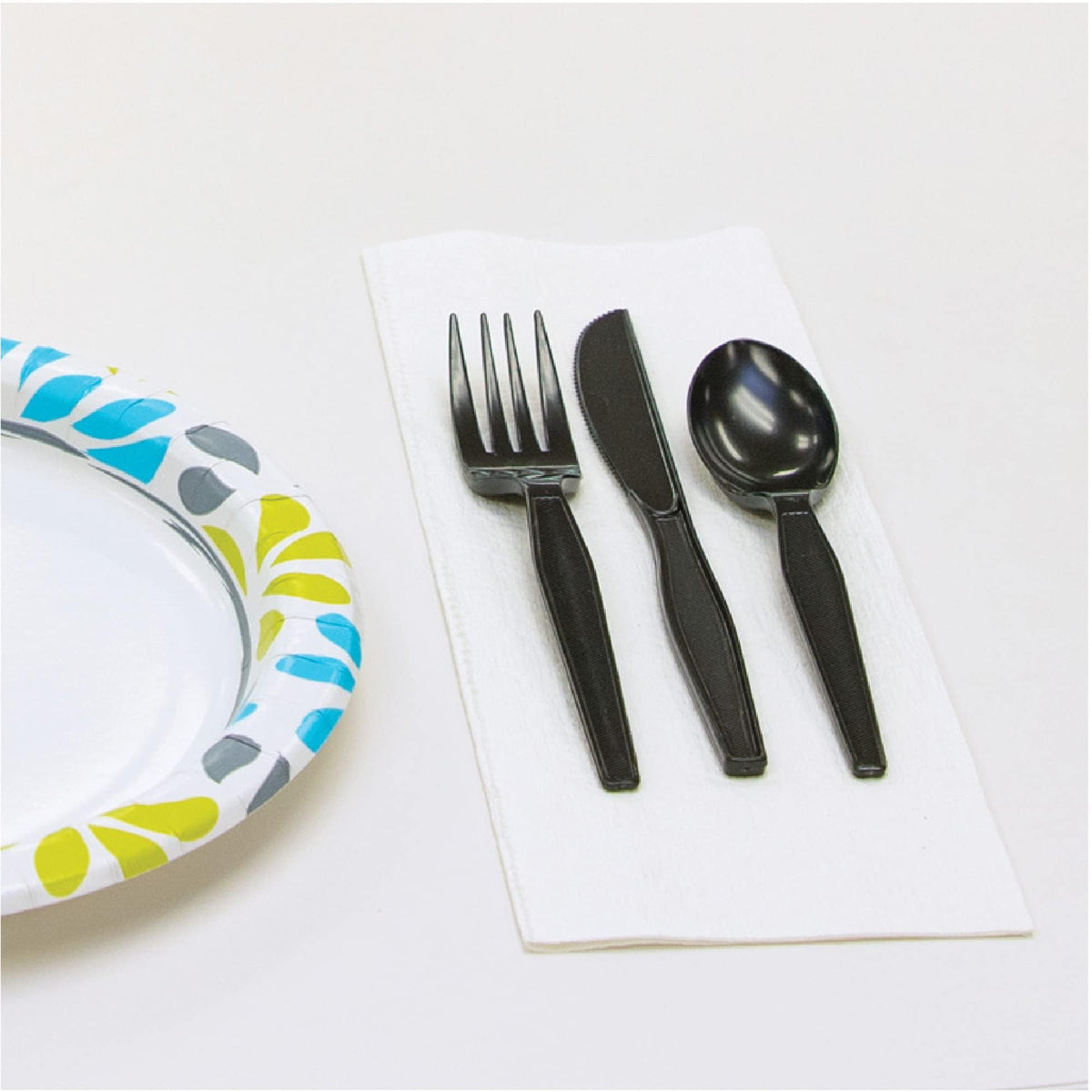 Genuine Joe knife with textured handle, perfect for office breakrooms.