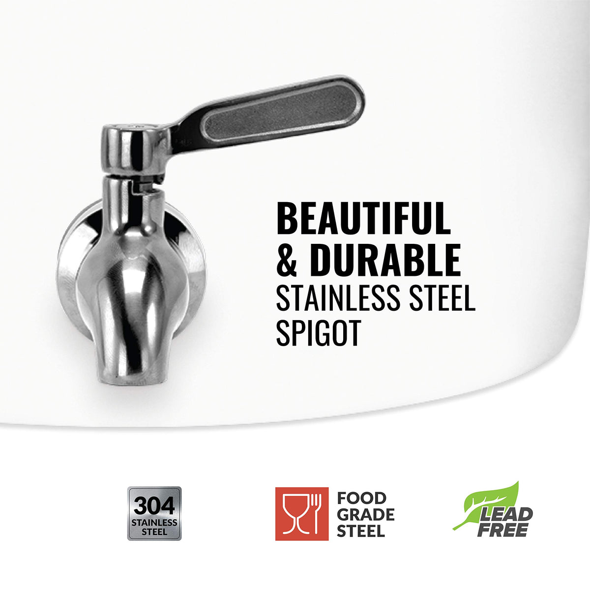Geo Sports Bottles water crock lid demonstrates secure, cool beverage storage.