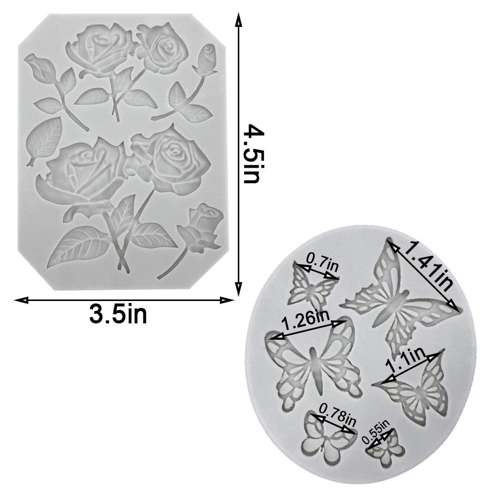 GeoGeoDIY floral-rose-fondant-mold enables elegant rose accents for desserts and crafts.