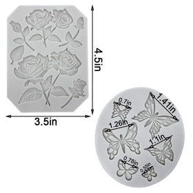 GeoGeoDIY floral-rose-fondant-mold enables elegant rose accents for desserts and crafts.