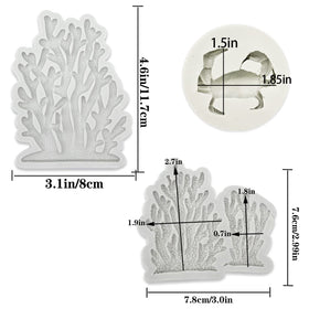 GeoGeoDIY coral branch mold creates natural seaside decorations.