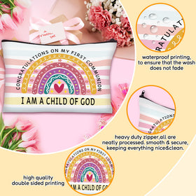 GeoJedrmin marble-print canvas bag keeps accessories organized and travel-ready.