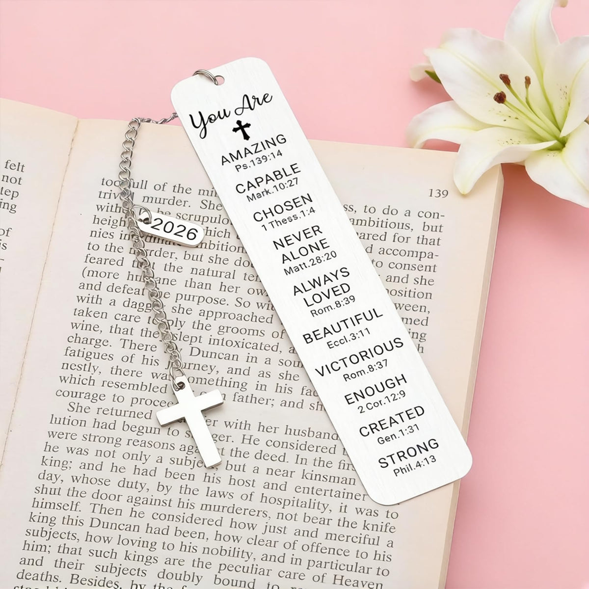 GeoJedrmin cross bracelet with adjustable fit for everyday wear.