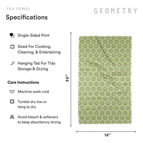 Geometry California-designed, sustainably made towel for eco-friendly care.