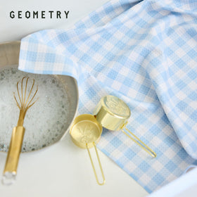 GEOMETRY California-designed towels emphasize eco-friendly production.