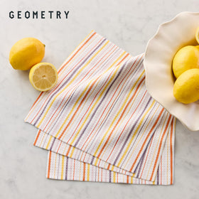 GEOMETRY cloths tackling spills with minimal effort and fuss.