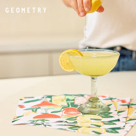 GEOMETRY Dishcloth California-designed towels emphasize thoughtful craftsmanship.