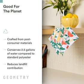 GEOMETRY Dishcloth quick-dry performance keeps countertops dry between uses.