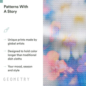 GEOMETRY 3-pack shown wiping spills and drying dishes in action.