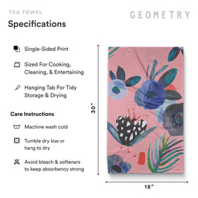 GEOMETRY towels in a drying rack speed up kitchen refresh