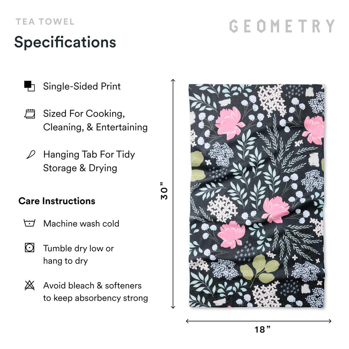 GEOMETRY post-consumer materials in sustainable towel design