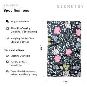 GEOMETRY post-consumer materials in sustainable towel design