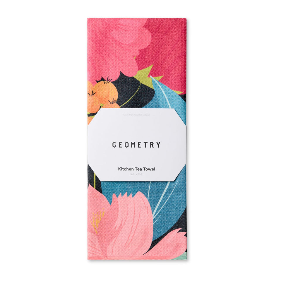 GEOMETRY Kitchen Tea Towels quick-dry microfiber for faster dish drying