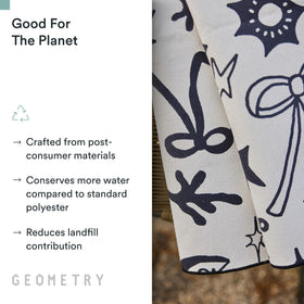 GEOMETRY Micro-Loop Beach Towel compact-folding saves bag space.