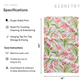 GEOMETRY towels made from post-consumer materials for sustainability