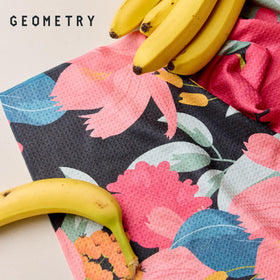 GEOMETRY rose-pattern detail adds decorative kitchen style