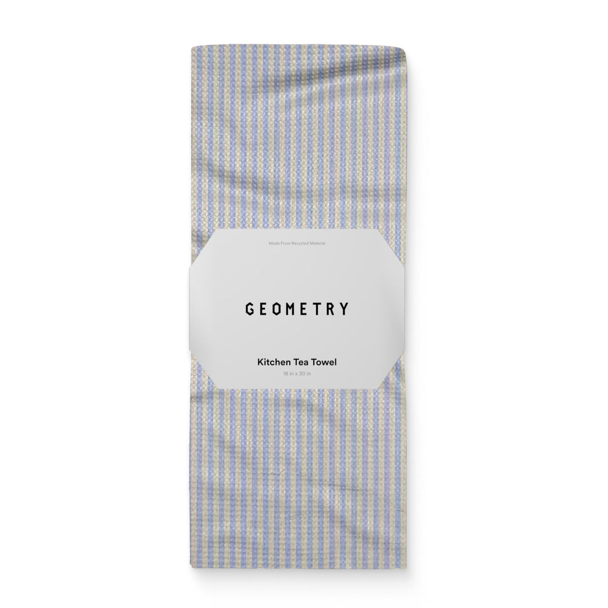 GEOMETRY spring towel with banana lines print for quick drying